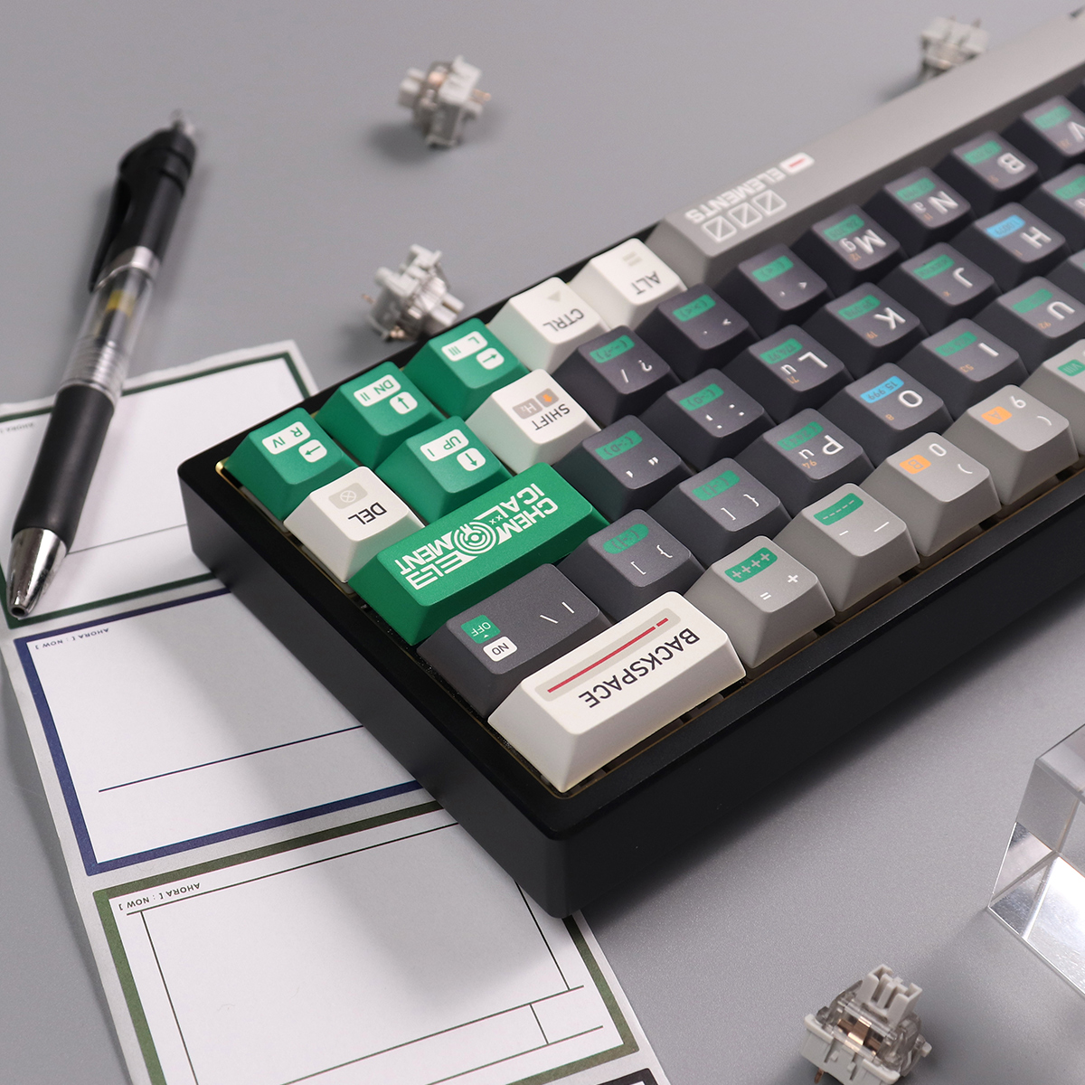 Chemistry 003 Keycaps PBT Dye-sub Cherry Profile Keycap Custom Keycaps ...