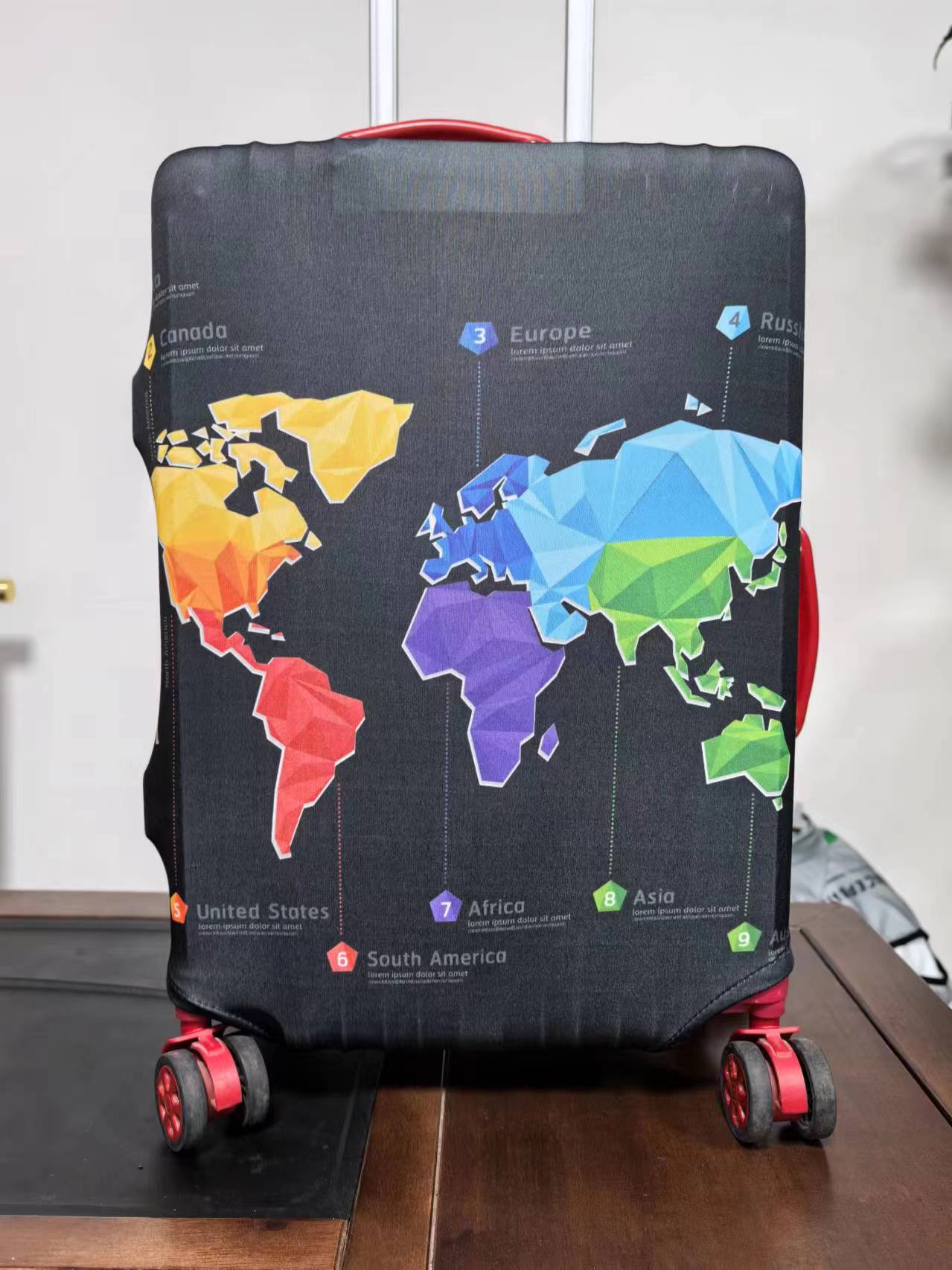 Luggage Cover /Elastic Luggage Suitcase Luggage Protective Cover Dust ...