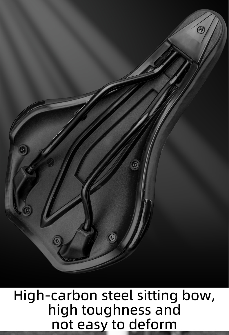 thumbnail interactive-video image 1 of ROCKBROS Bicycle Saddle – Comfort Bike Seat Cushion With PU Hollow For MTB & Racing 1 of 2