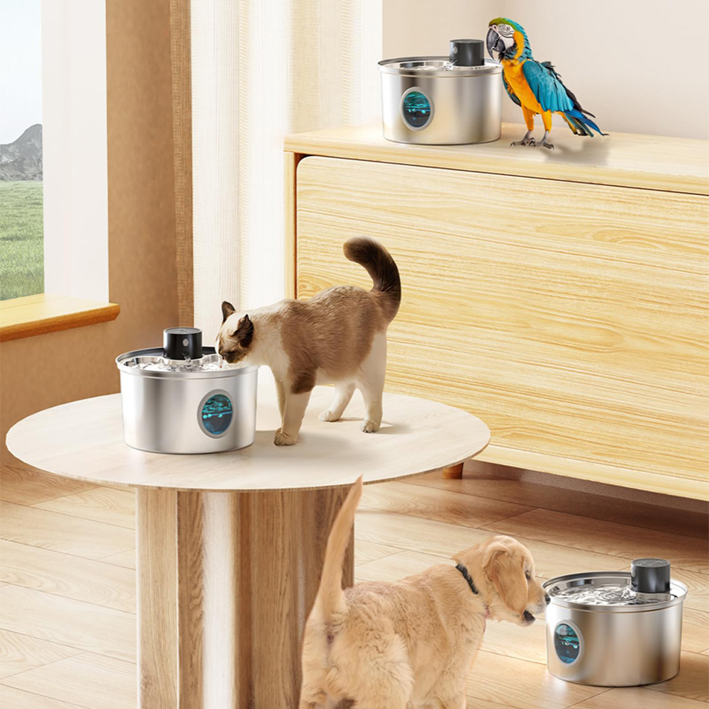 Tuya WIFI cat automatic feeder and rechargeable induction cat waterer ...