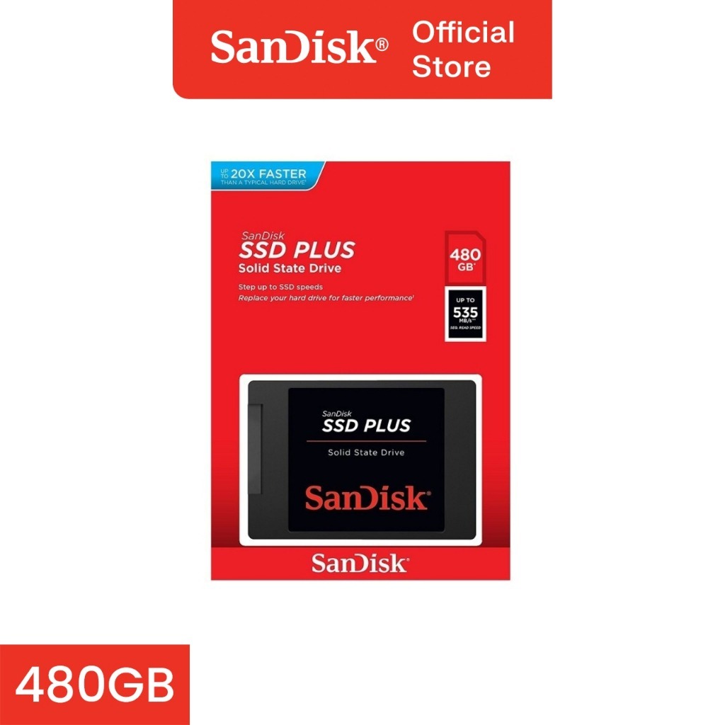 Sandisk 1TB 2TB SSD PLUS SATA III 2.5" Solid State Drive Internal SSD