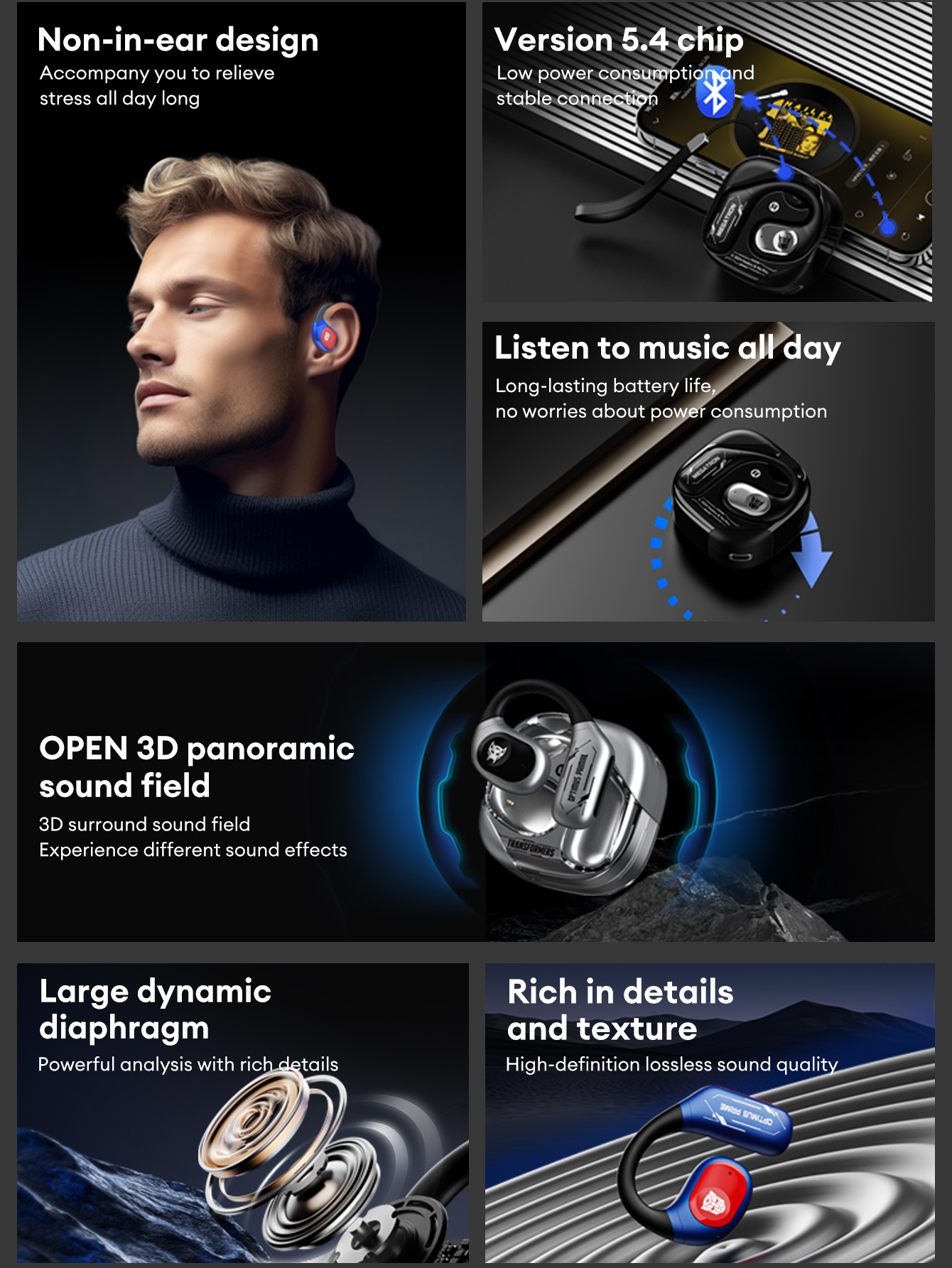 Transformadores TFT18 Wireless Bluetooth Headset OnEar Bluetooth