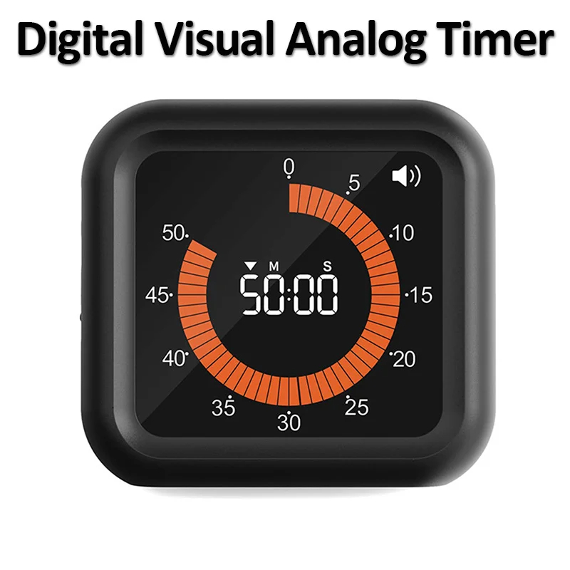 Digital Timer Visual Analog Timer Rechargeable Classroom Countdown ...