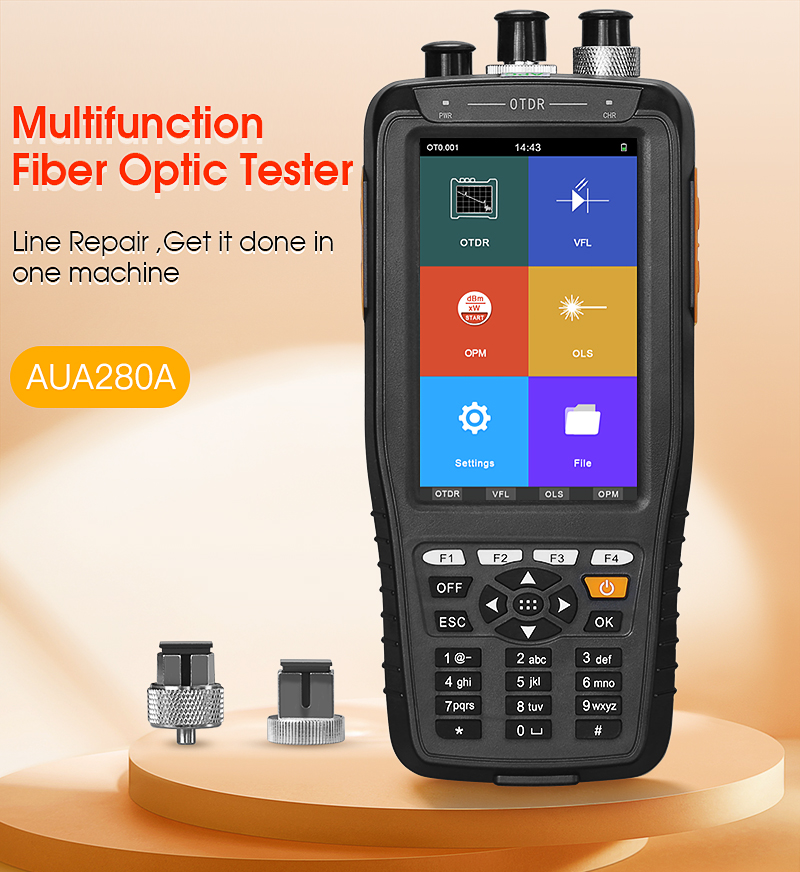Upgrade AUA28A/U simple OTDR optical time domain reflectometer fiber ...