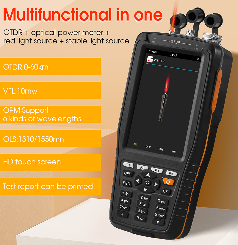 Upgrade AUA28A/U simple OTDR optical time domain reflectometer fiber ...
