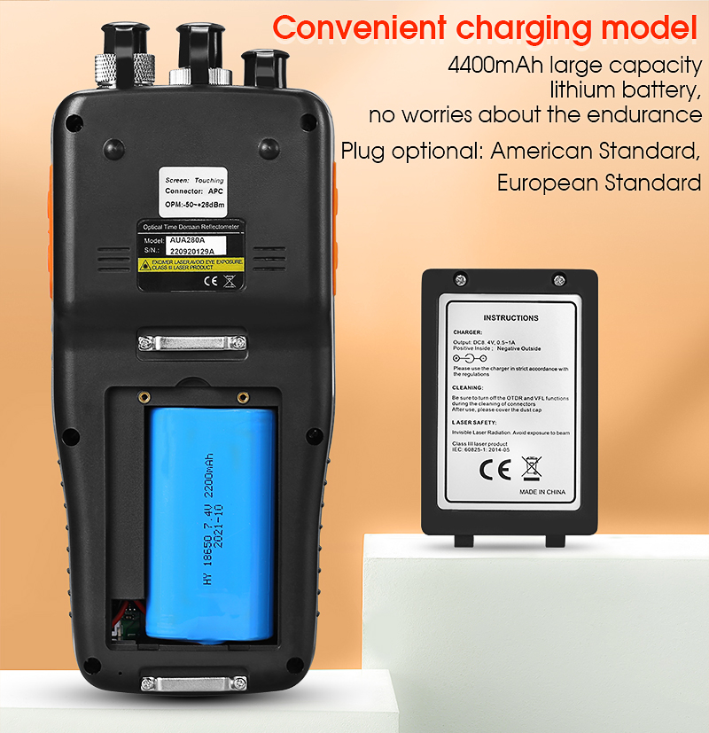 Upgrade AUA28A/U simple OTDR optical time domain reflectometer fiber ...