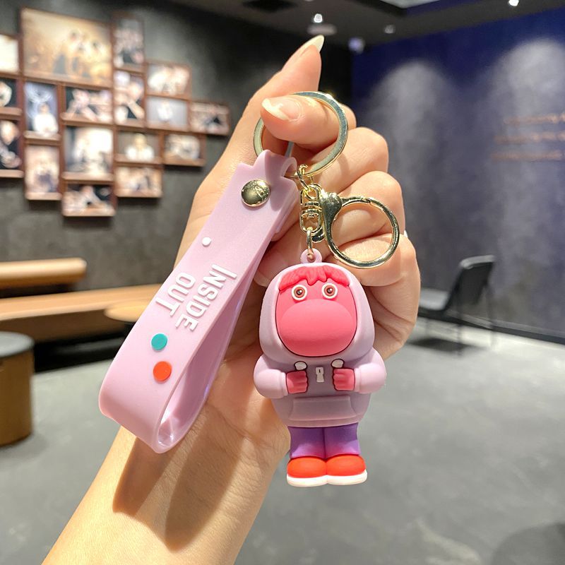 Inside Out Keychain, Cartoon Keychain Disney and Pixar Sadness Fear ...