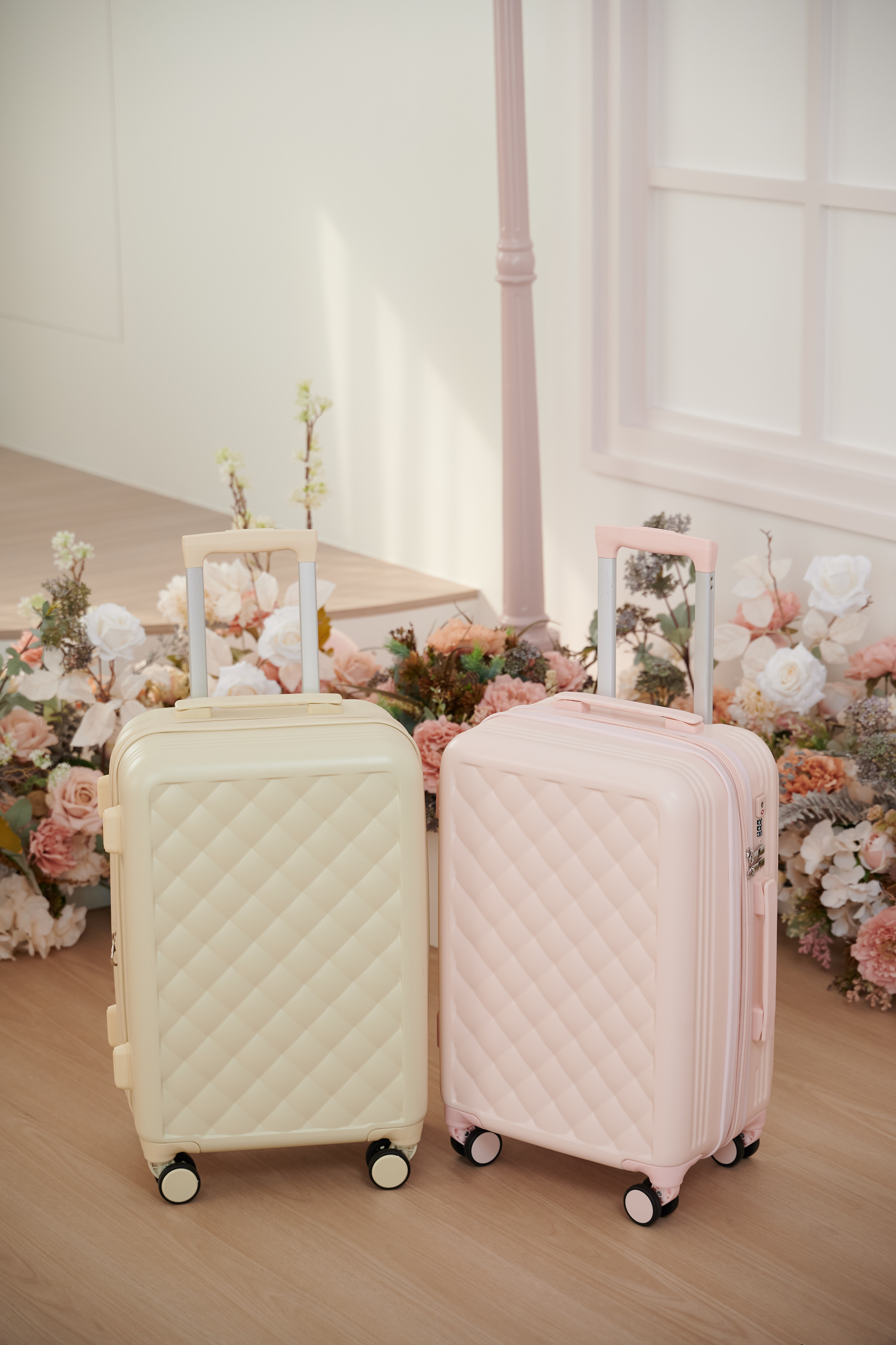 [Expandable] ROSE SERIES Suitcase Side Extender Zipper Frame TSA Lock ...