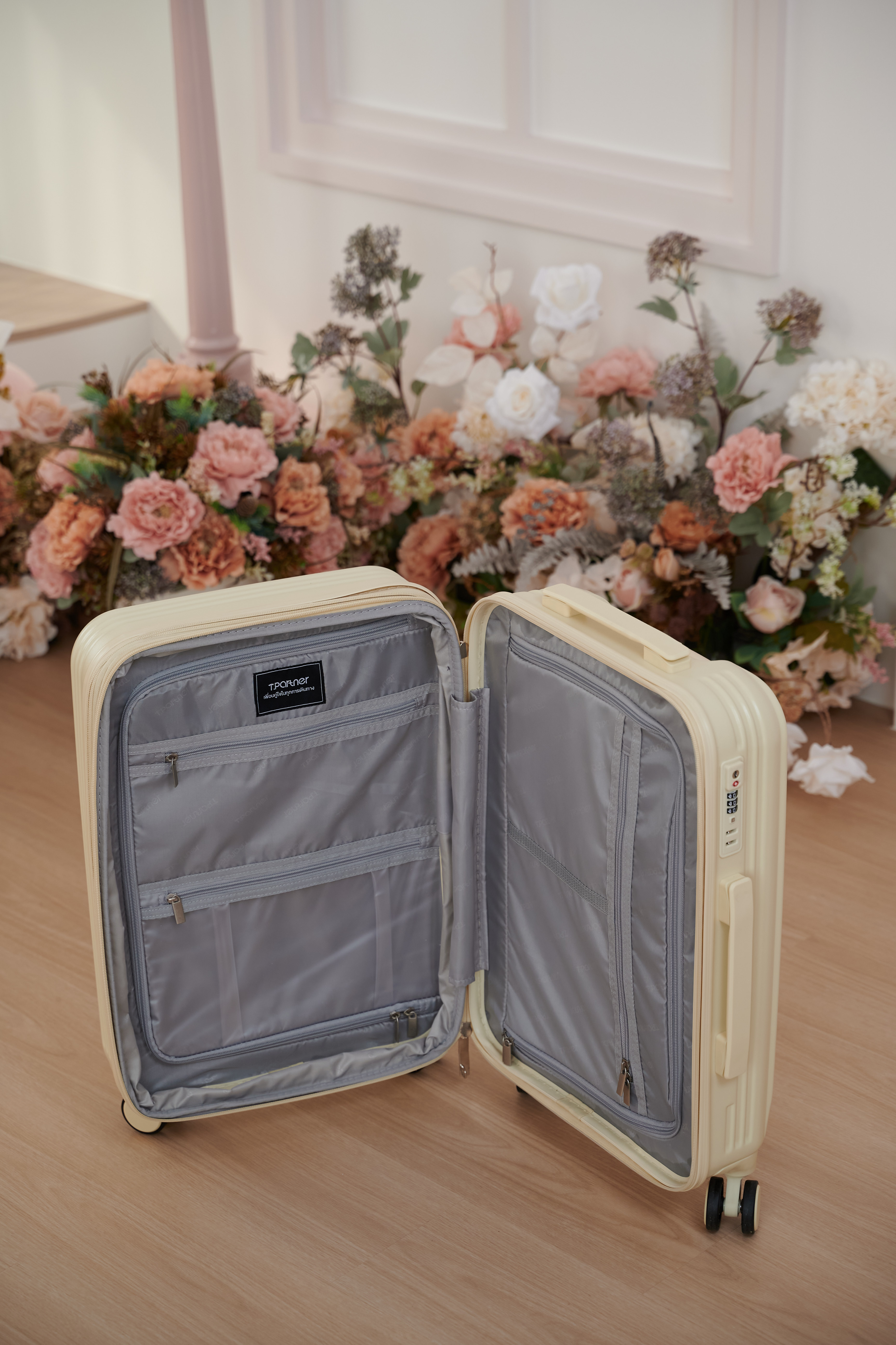 [Expandable] ROSE SERIES Suitcase Side Extender Zipper Frame TSA Lock ...