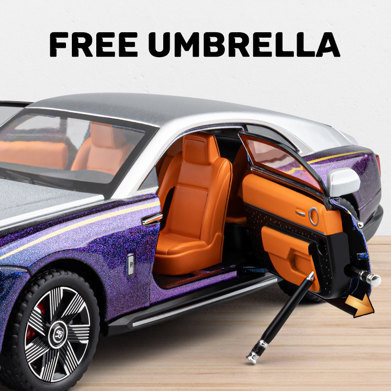 1:24 Scale Rolls-Royce Spectre Alloy Car Model Diecast Car Sound Light ...