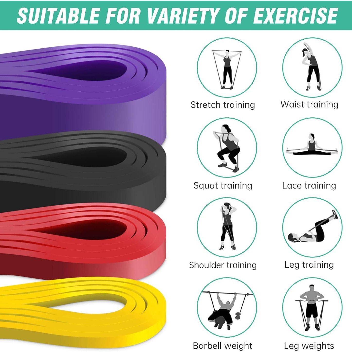 Fitness Resistance Belt Set Pull Up Assist Belt Strength Training