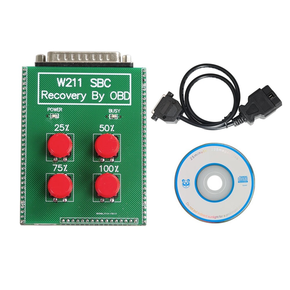 W211 SBC Recovery by OBD ABS/SBC Tool For Mercedes-Benz SBC Reset Tool ...