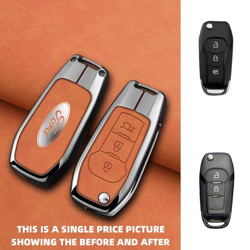 Ford everest Alloy Key Case cover key cases Ford Key Shell holder pouch ...