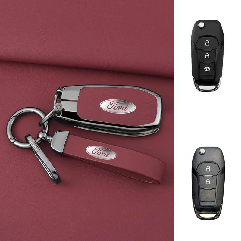 Ford everest Alloy Key Case cover key cases Ford Key Shell holder pouch ...