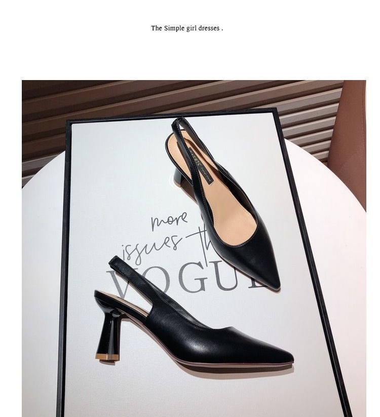 Korean High Heeled Leather Boots SD01494