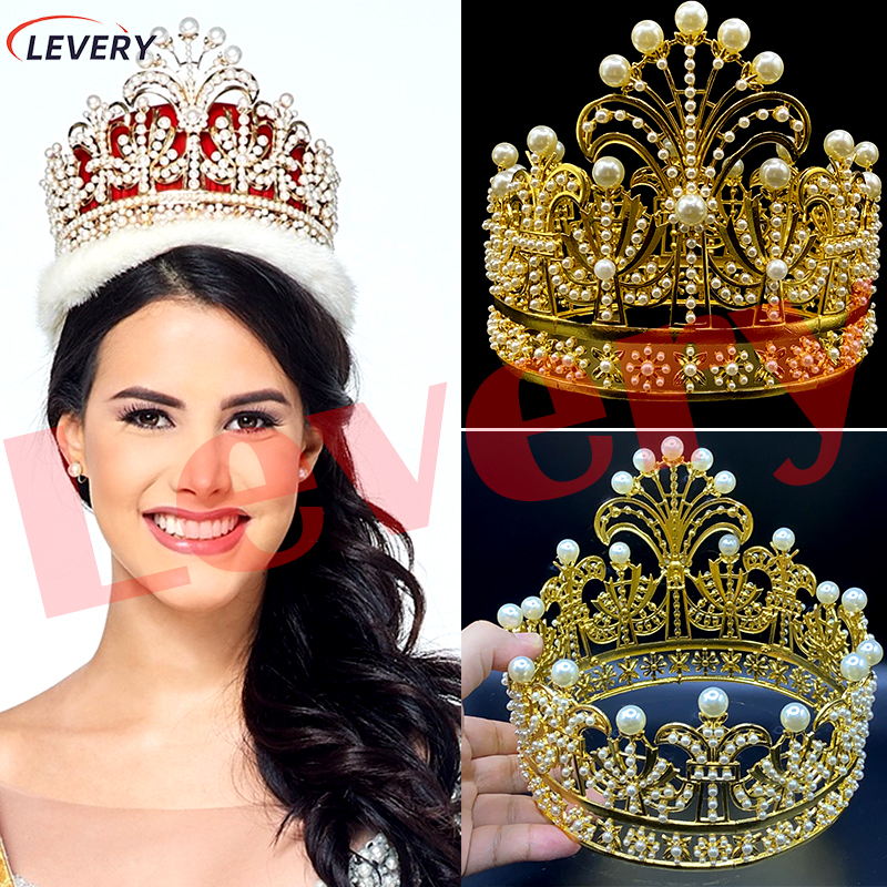 Levery Old Miss International Pageant Crown Crystal Rhinestone Tiara ...