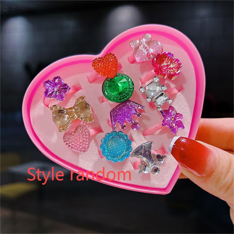 Princess Diamond Ring for Girls Kids Party Gift Cute Cartoon Jewelry ...