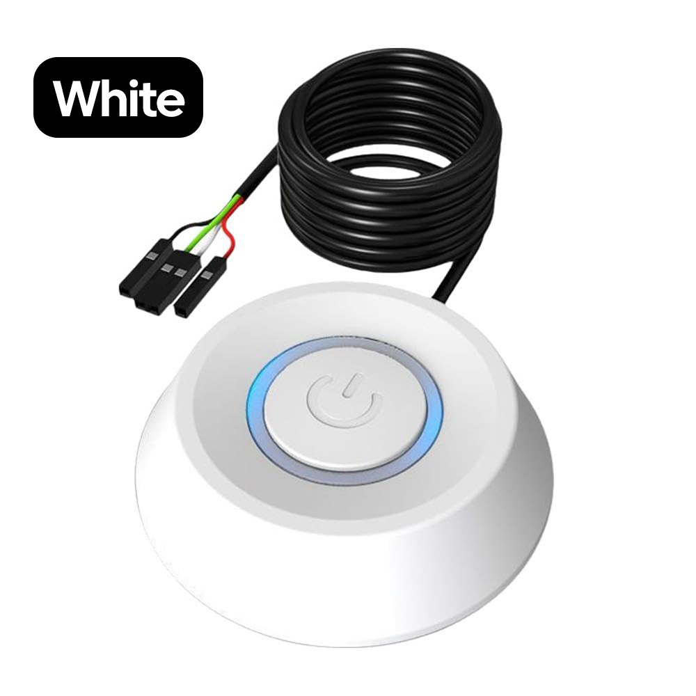 PC Power Button Desktop PC Computer Case Power Switch On Off HDD Push ...