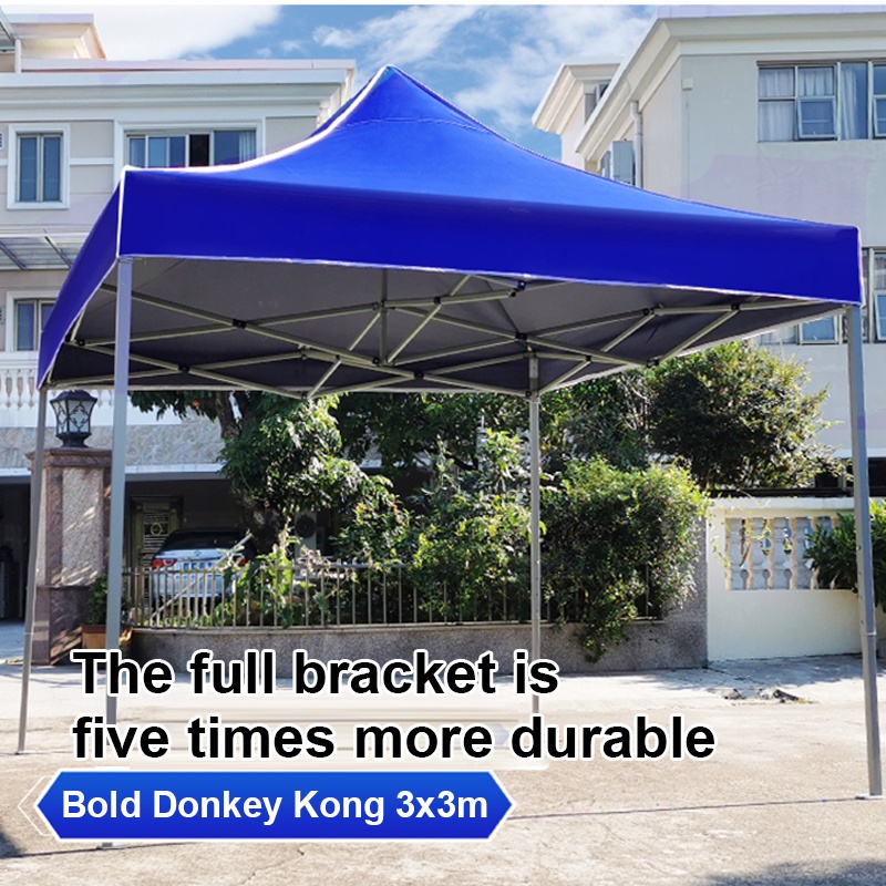 【Ready Stock】10 x 10 Full Set Roof 3x3m folding canopy Express Night ...