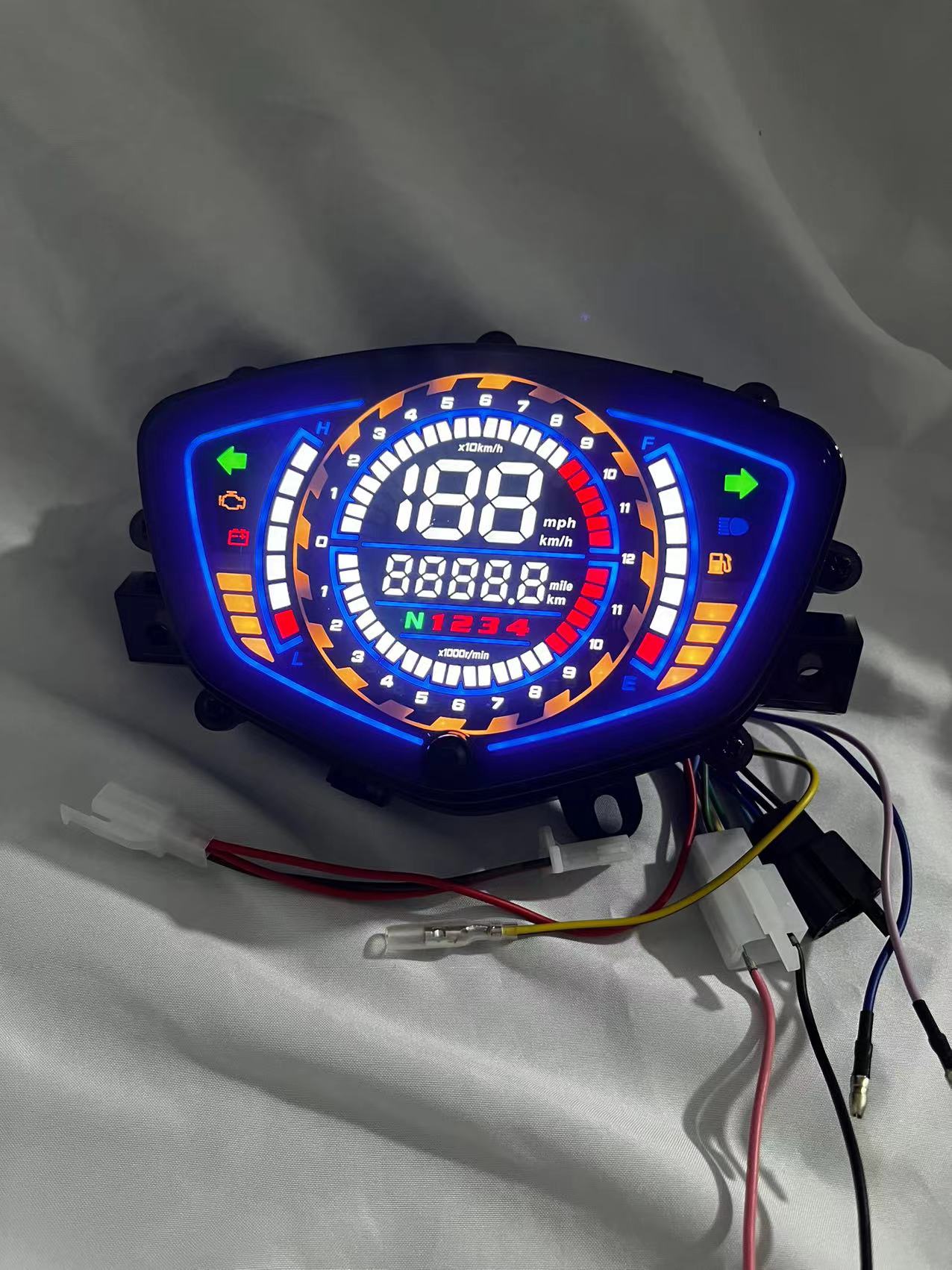 For Yamaha LC135 V1 Exciter 135 Sniper 135 Digtal Meter Speedometer LCD ...