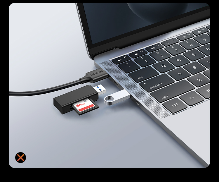 Ugreen 4 in 1 Type-C/USB-A Dual Plug SD TF USB-A Card Reader for Camera ...