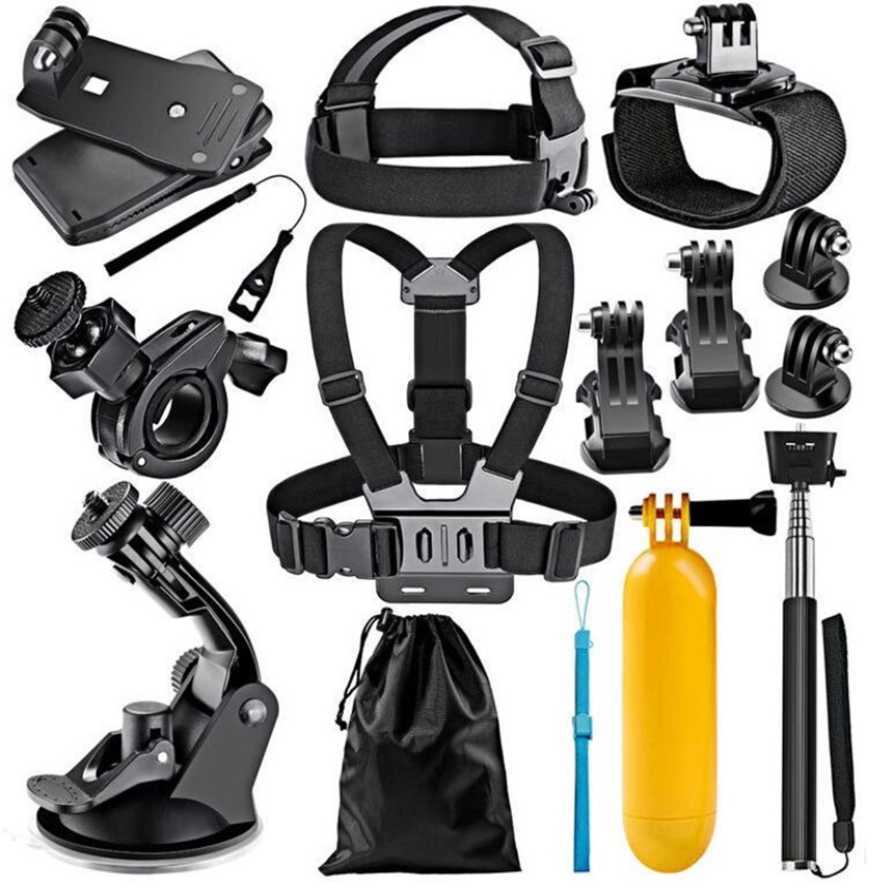14-in-1 Action Camera Accessories Kit for GoPro 12 11 10 9 8 7 6 5 4 3 ...