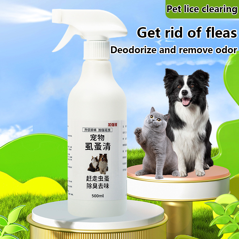 Picture of 500ml Tick and flea spray Pet flea and tick spray Pet insecticide spray ...