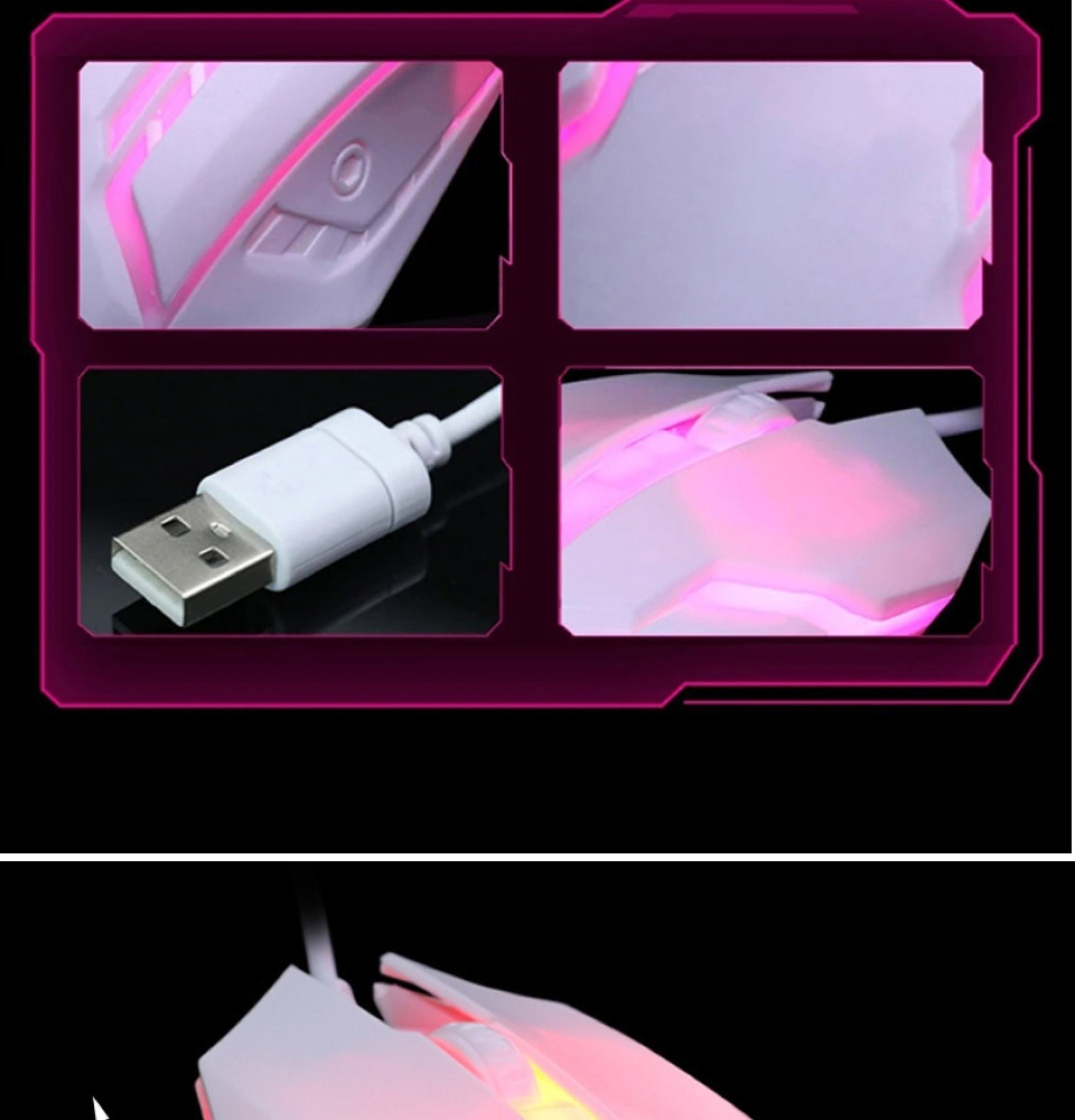 Gaming Mouse USB Wired Mouse For Laptop Computer PC High Configuration ...