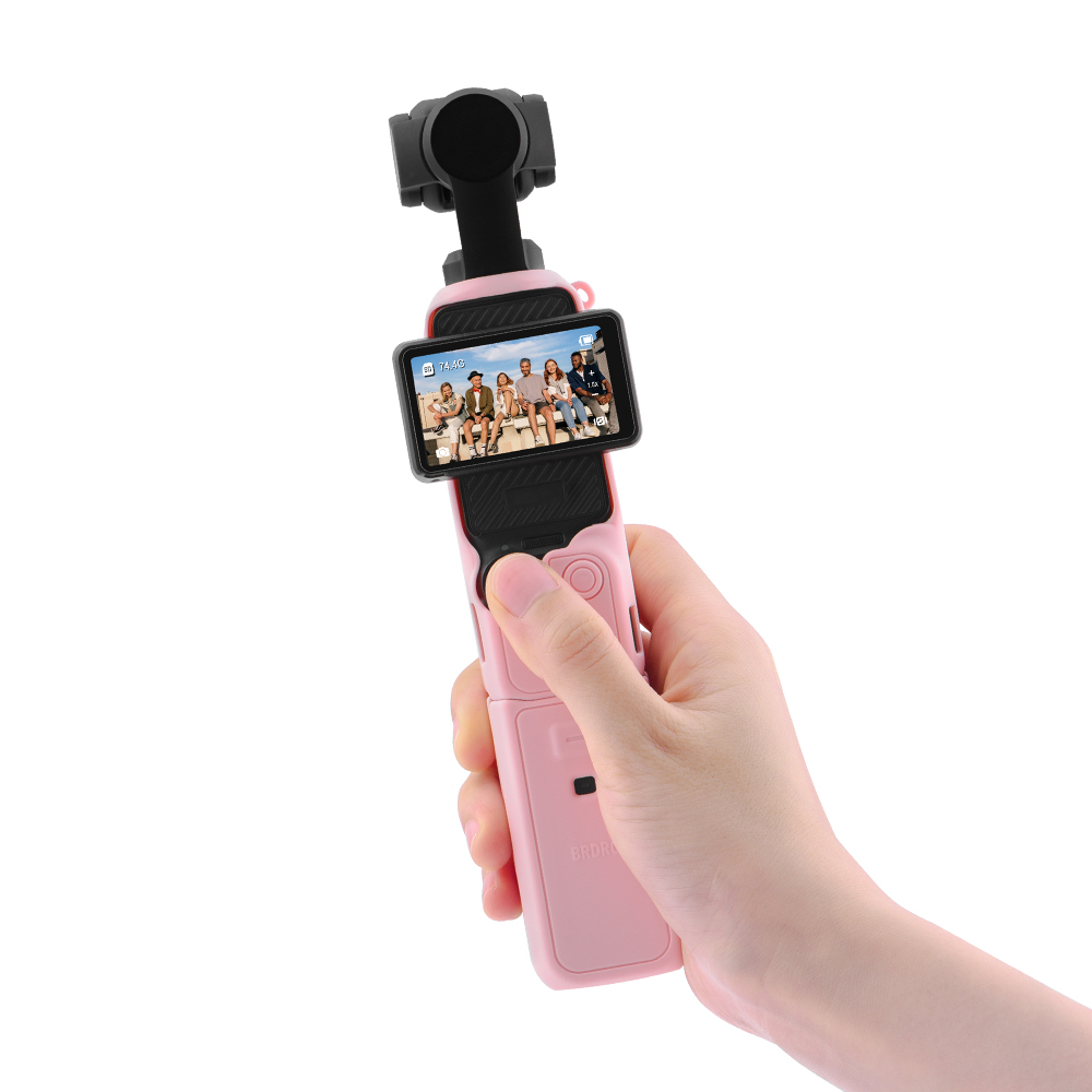 BRDRC Support de cou magnétique Pocket 3 pour DJI OSMO Pocket 3, POV/Vlog Video Selfie Mount Chest Stand mains libres support de cou accessoire de caméra d'action