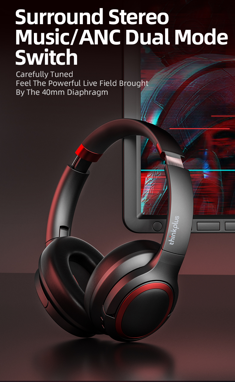 Lenovo Thinkplus TH40 Bluetooth Wireless Game Earphone TWS Stereo Music ...