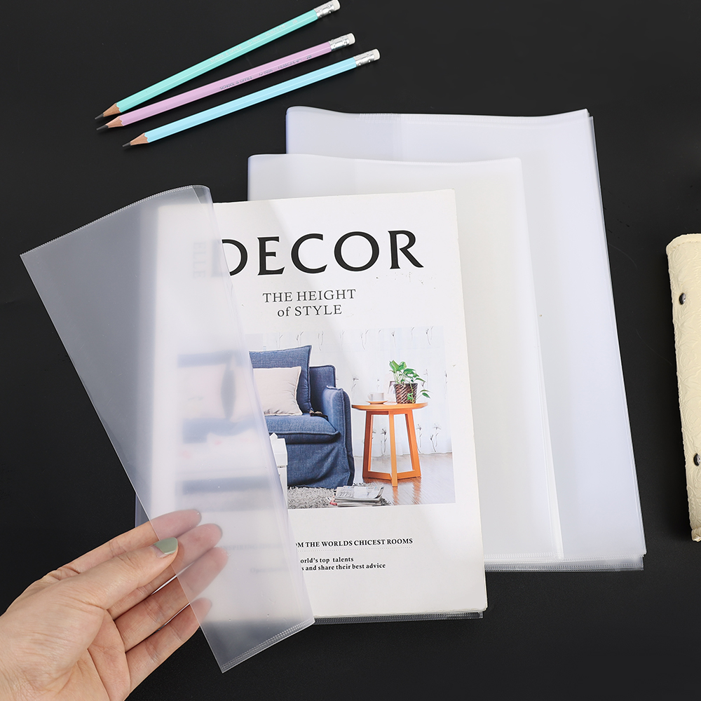 10 Pcs Waterproof Matte Book Cover - Textbook Wrapping Film ...