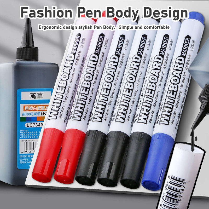 Large Capacity Whiteboard PenEasy Wipe Filling Ink Whiteboard ...