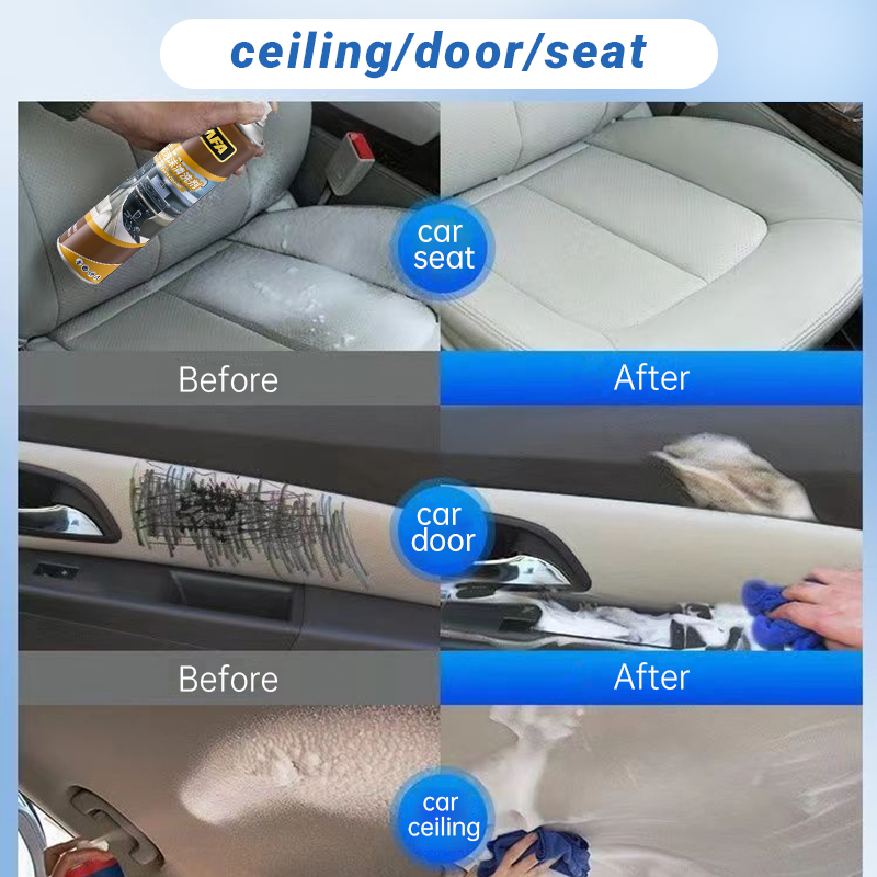 650ml Car Interior Cleaner Foam Cleaner Spray for Car Multi Purpose ...