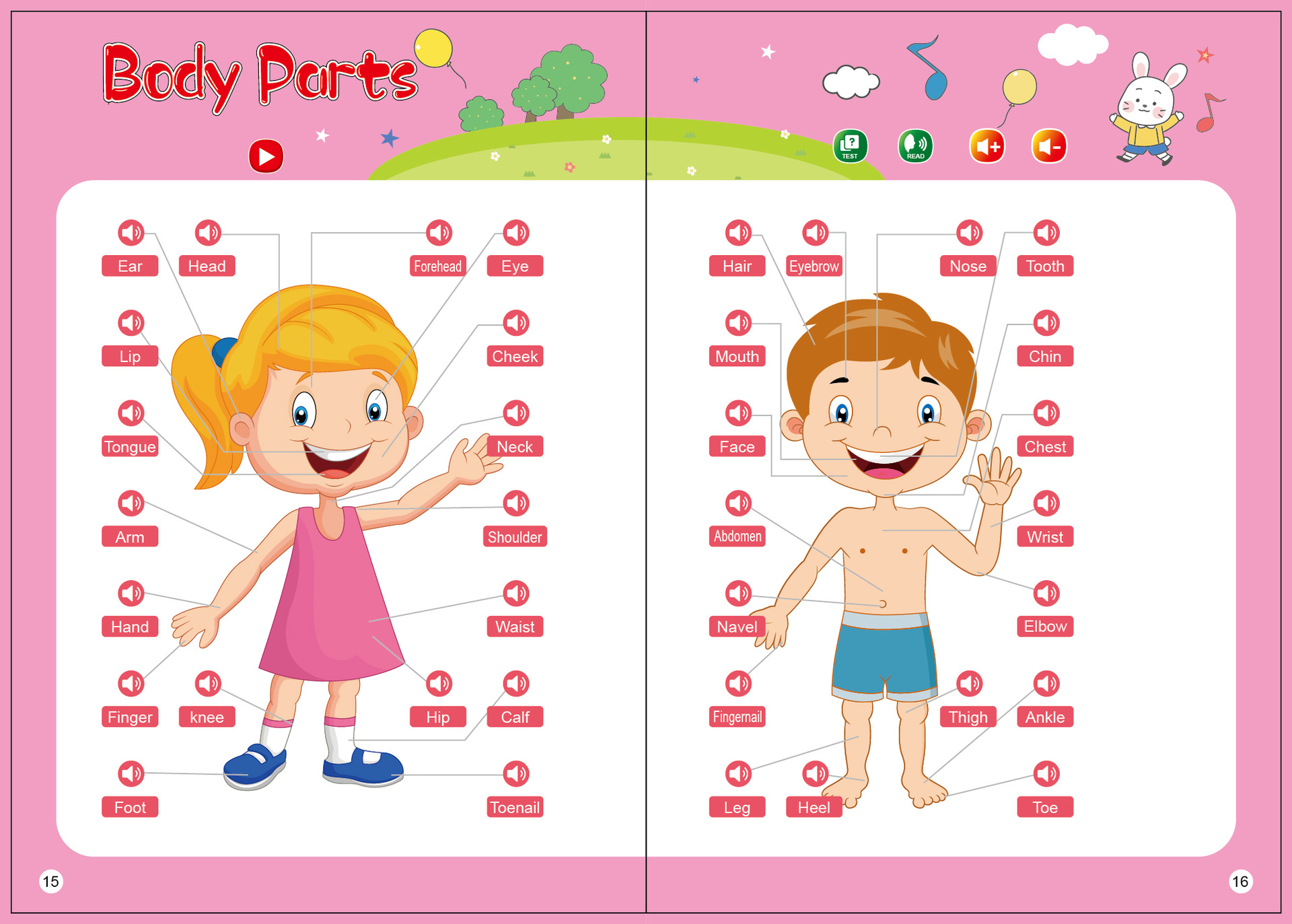English Point Reading Phonetic Book For Kids Enlightenment Finger ...