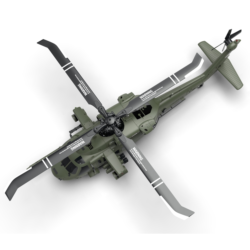 YXZNRC Yu Xiang UH60 Black Hawk RC Helicopter with 6-axis Gyro 2.4G 6CH ...