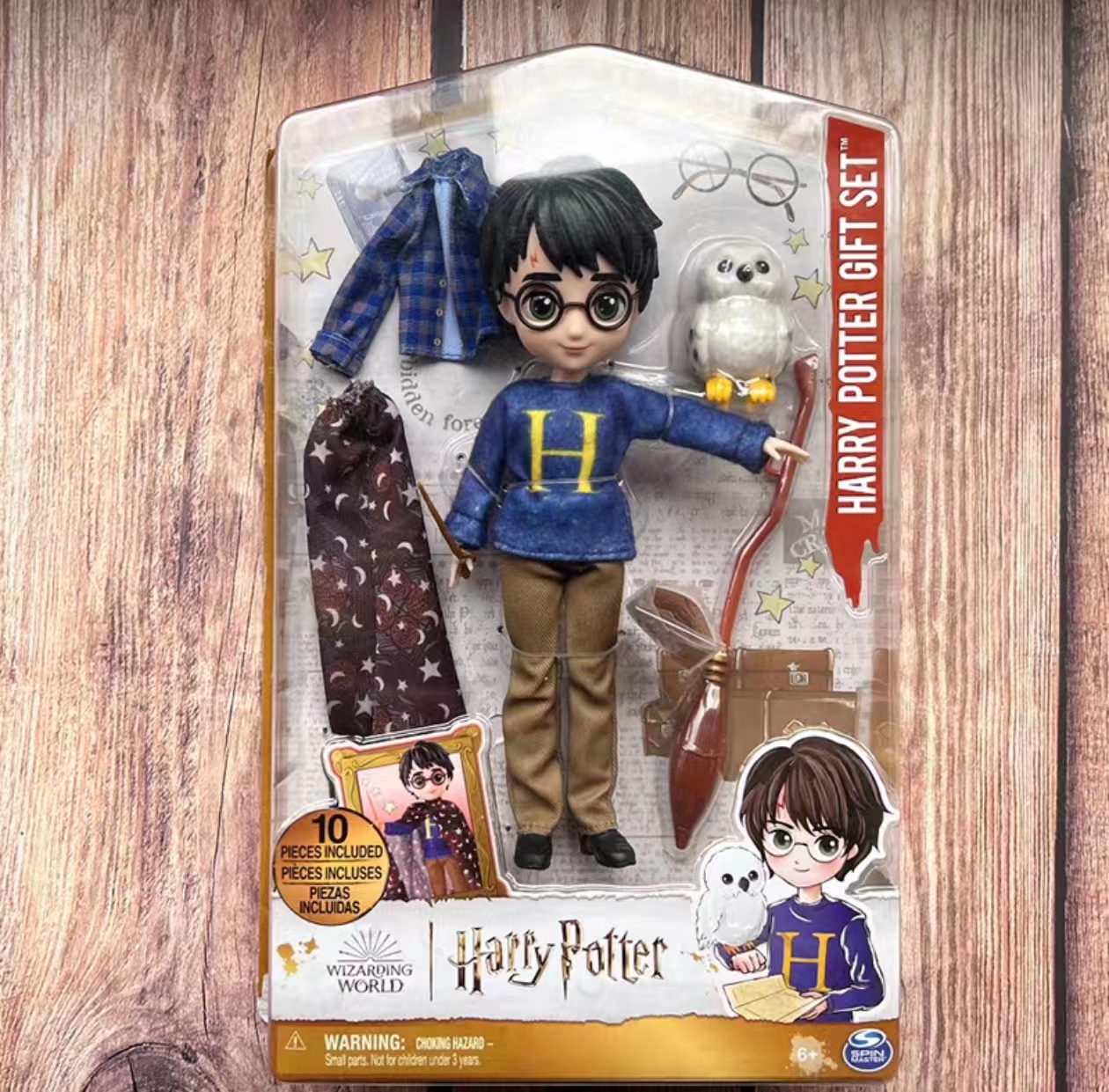 Wizarding World Harry Potter 8-inch Doll Gift Set With Cloak, Wand & Accessories - Toys For Ages 6+