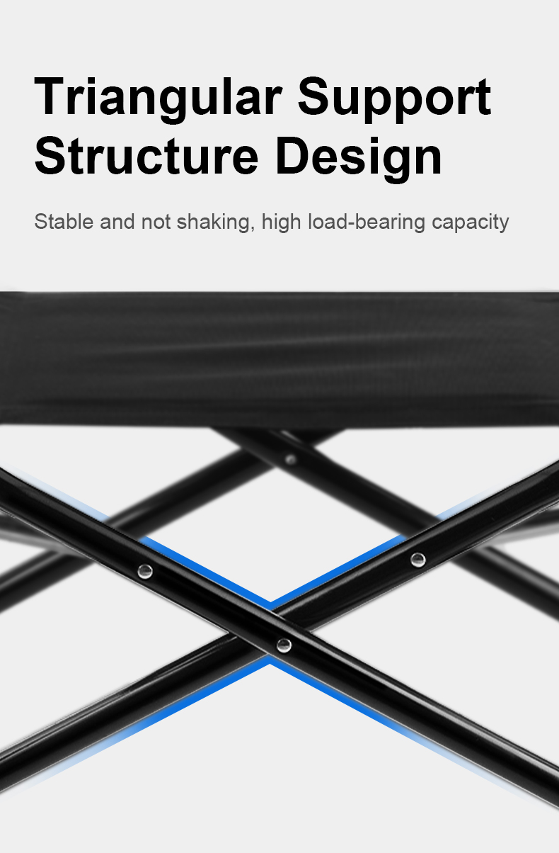 Selens Aluminum Chair Director Stool with Highload Capacity Foldable ...