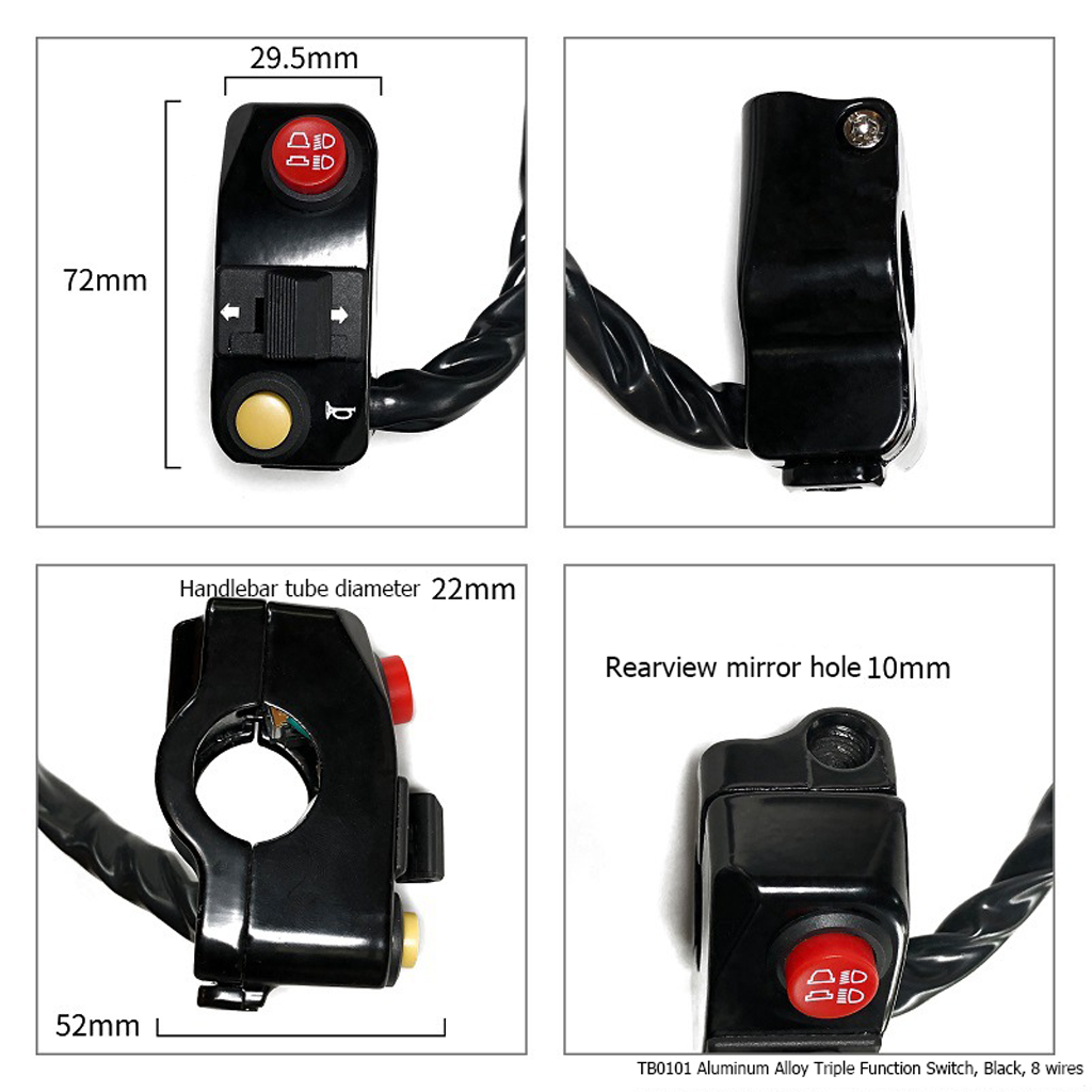 Domino Racing Switch Left & Right Uniuversal Made in Thailand | Shopee ...