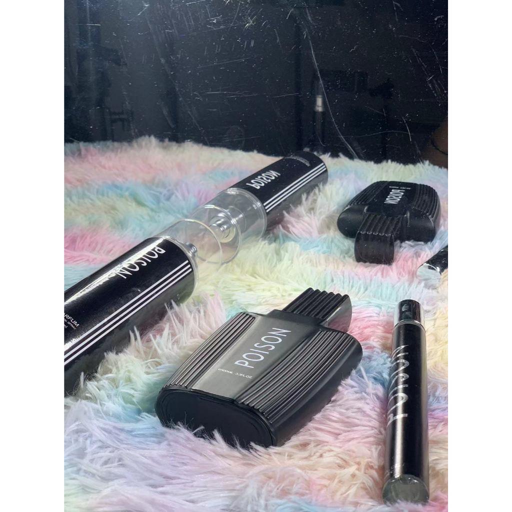 【3IN1 Set】250ml+100ml+35ml POISON Perfume For Men Cologne Fragrance