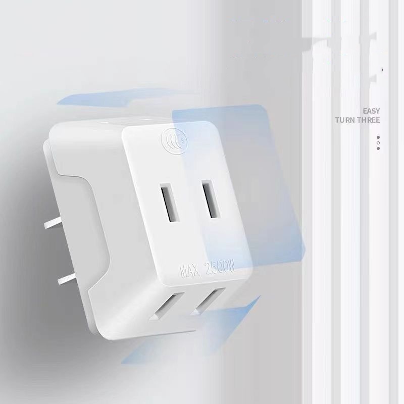 Two-pin Socket Converter Plug Split Plug One Turn Multi-Function Cut ...