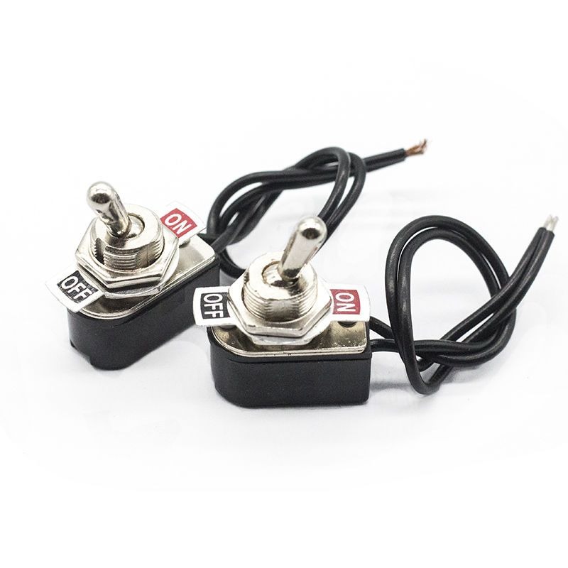Metal High-End Small Type with Wire Button Switch 2-Gear ON-OFF ...
