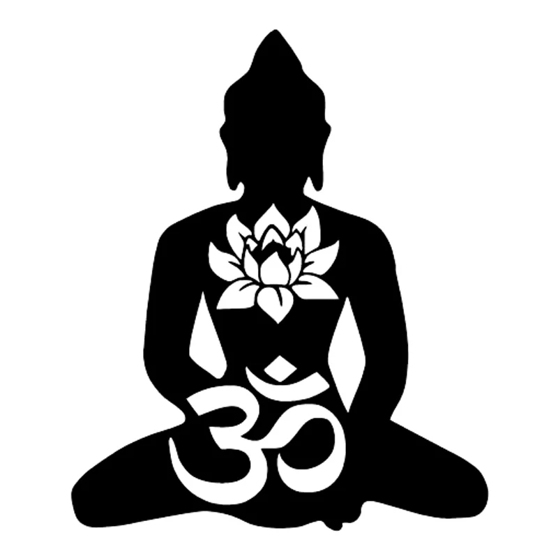 Lotus Yoga Car Sticker Islam Mosque Muslim Accessories Reflective