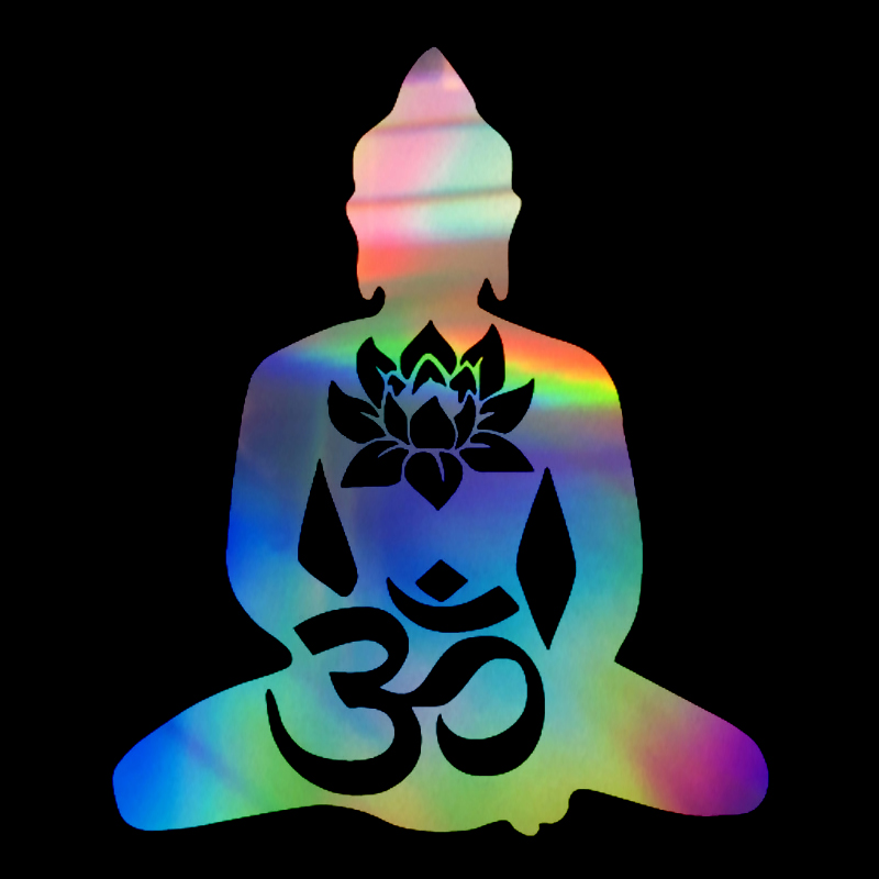 Lotus Yoga Car Sticker Islam Mosque Muslim Accessories Reflective