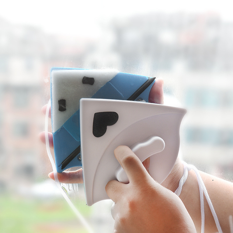 1Pc Double Sided Window Glass Cleaner Thickness 38Mm