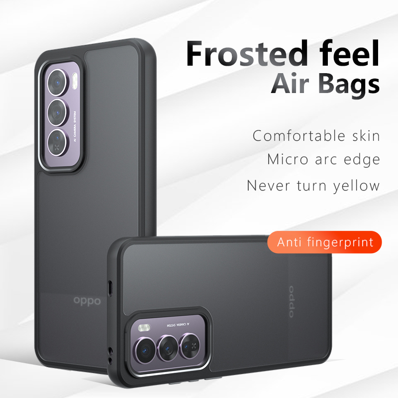 Light Scrub PC Skin feel Phone Case for OPPO Reno 12 Reno12 Pro Anti