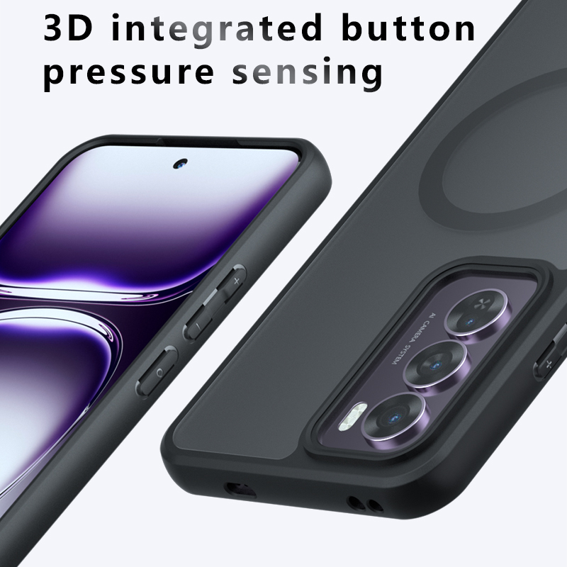 Light Scrub PC Skin feel Phone Case for OPPO Reno 12 Reno12 Pro Anti