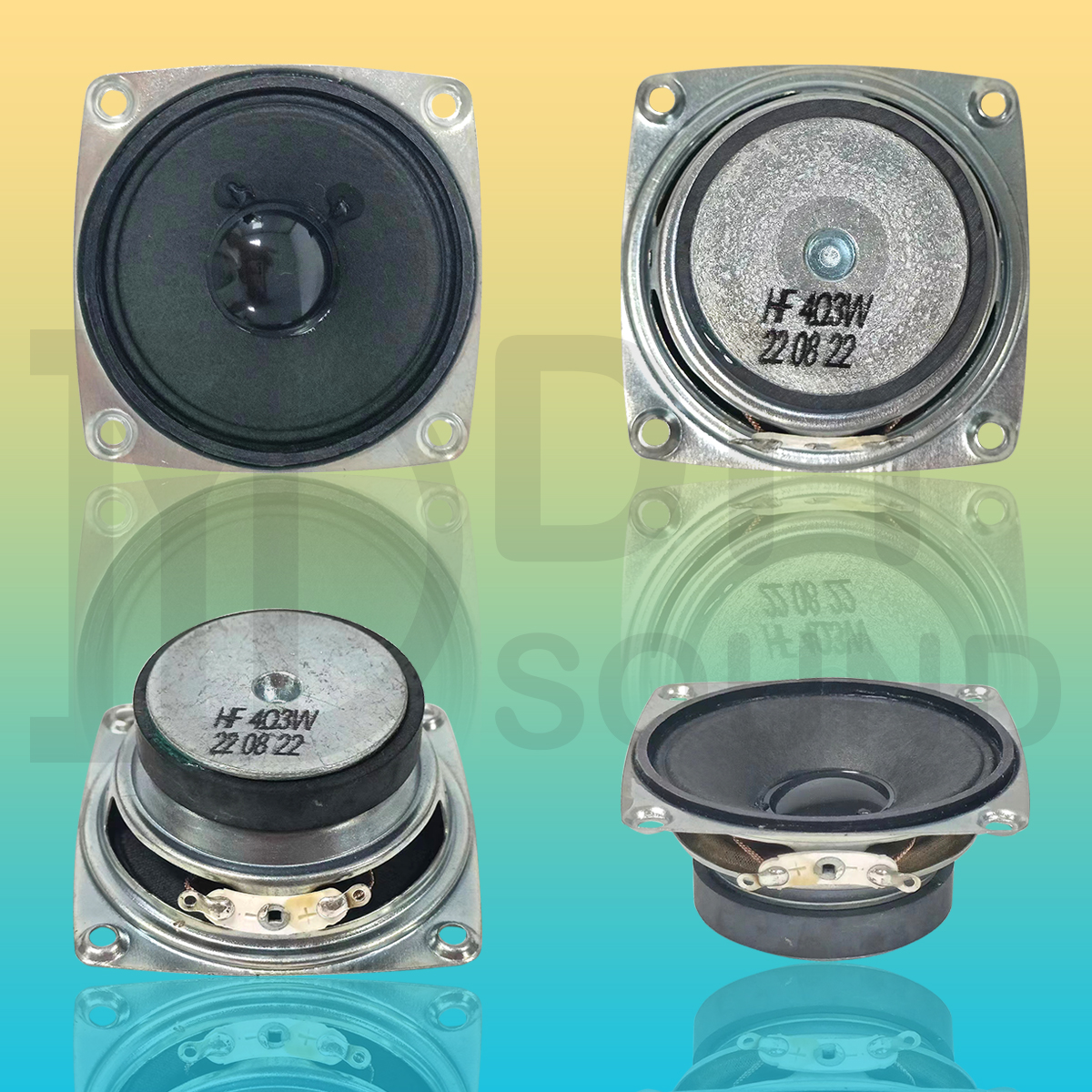 DIYSOUND 2PCS 4Ω 3W 2 inch Full Range Speaker 2 inch subwoofer speaker ...