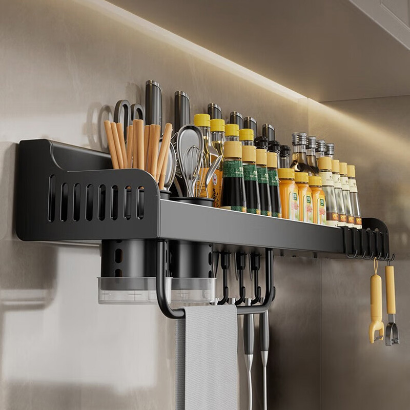 Condiments Organizer Utensils Organizer Spice Rack Knife Holder Kitchen ...