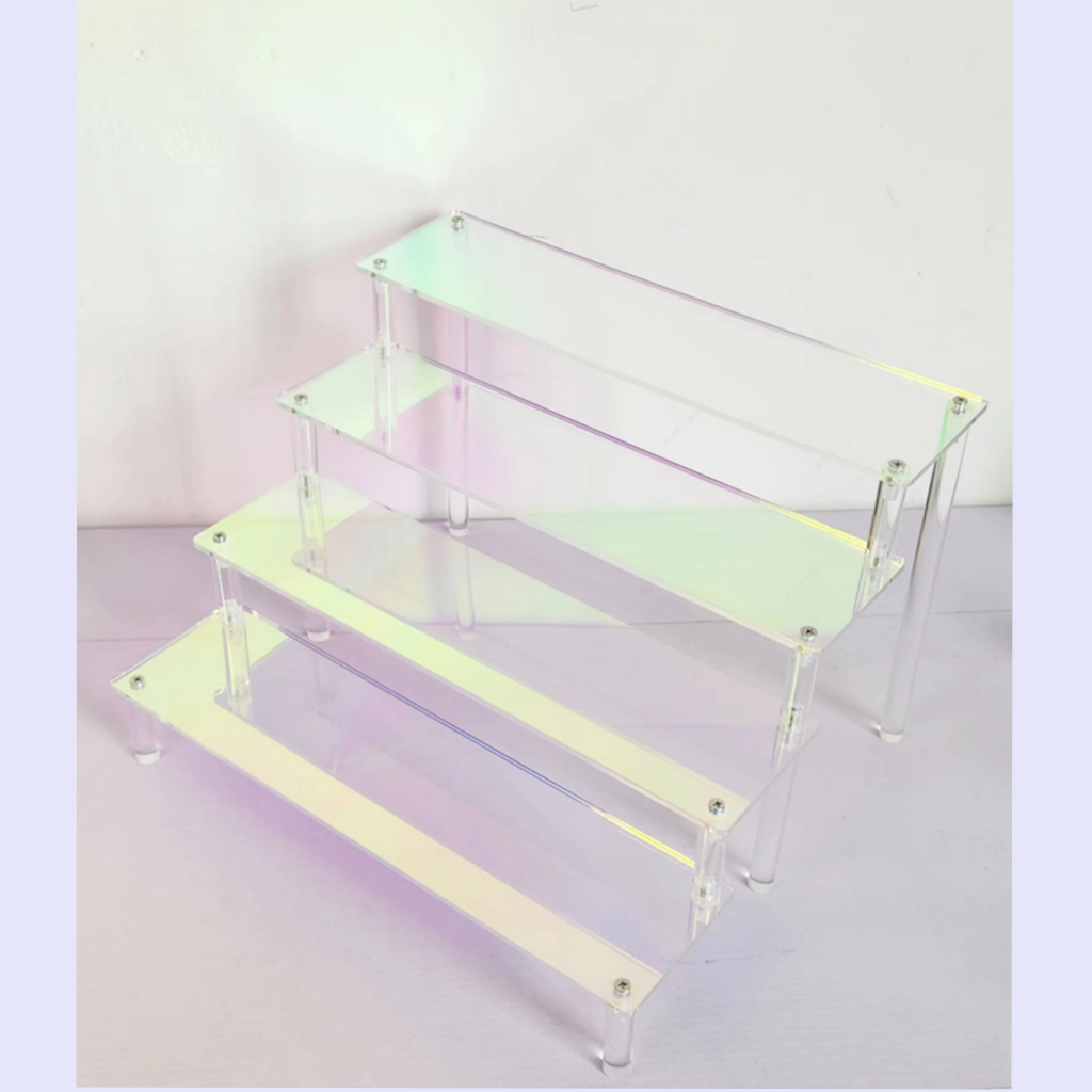 Colorful style Acrylic Display Rack Clear Acrylic Stand Step Display ...