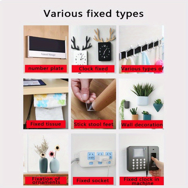 One Roll Nano Adhesive Tape, 1mm Thick Heavy Duty Double Sided With 3x ...